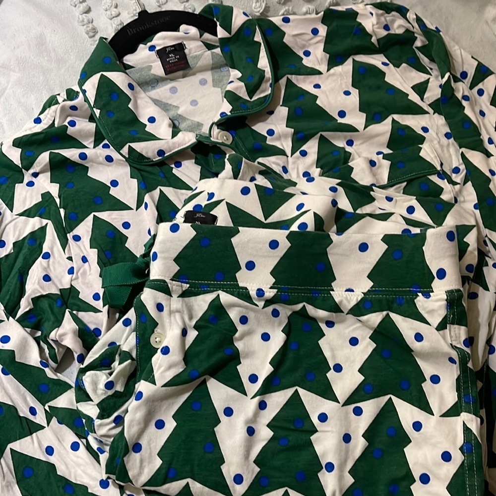 J Crew Christmas Pajama Set